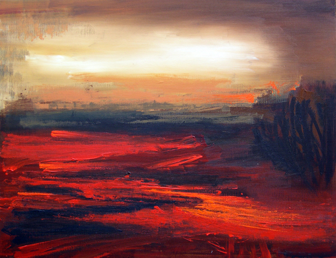 Skumrings-ø 2008. 110 x 86 cm