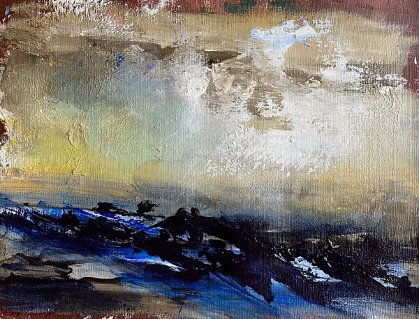 Uden titel. Akryl på lærred