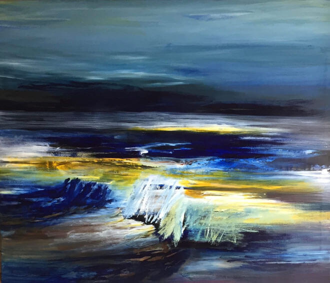 Uden titel. Akryl på lærred 