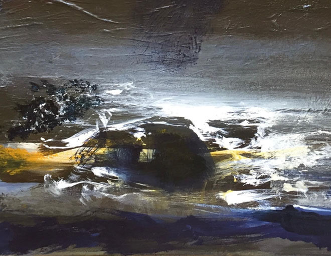 Uden titel. Akryl på lærred 