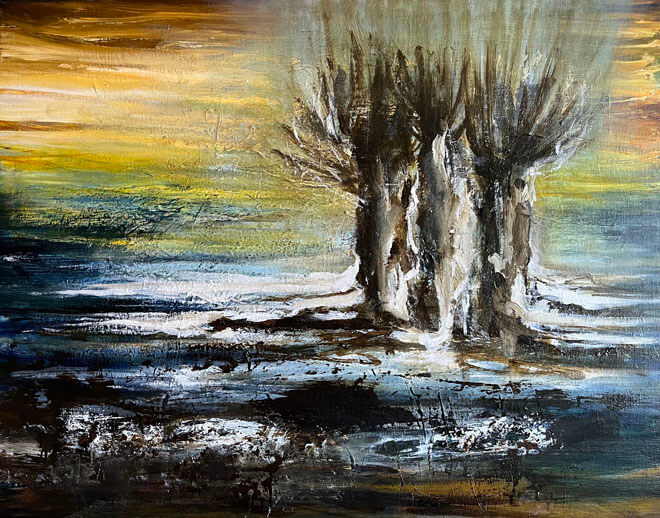 Uden titel. Akryl på lærred 