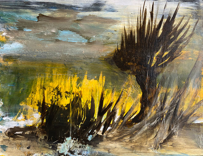 Uden titel. Akryl på lærred 